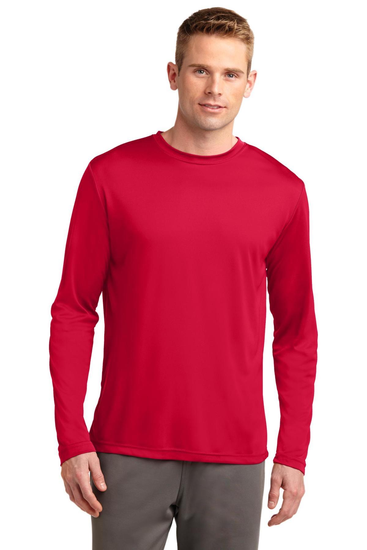 Sport Tek Printed Men S Long Sleeve Competitor Tee Queensboro