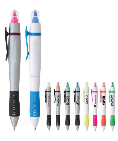 Dual-Tip Pen-Highlighter 
