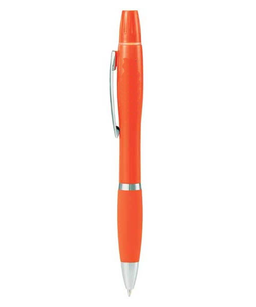 Dual-Tip Twist-Action Pen/Highlighter 