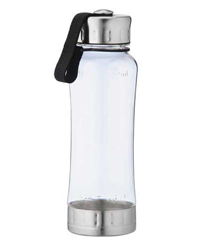 Translucent Stainless Steel Trim Sports Bottle