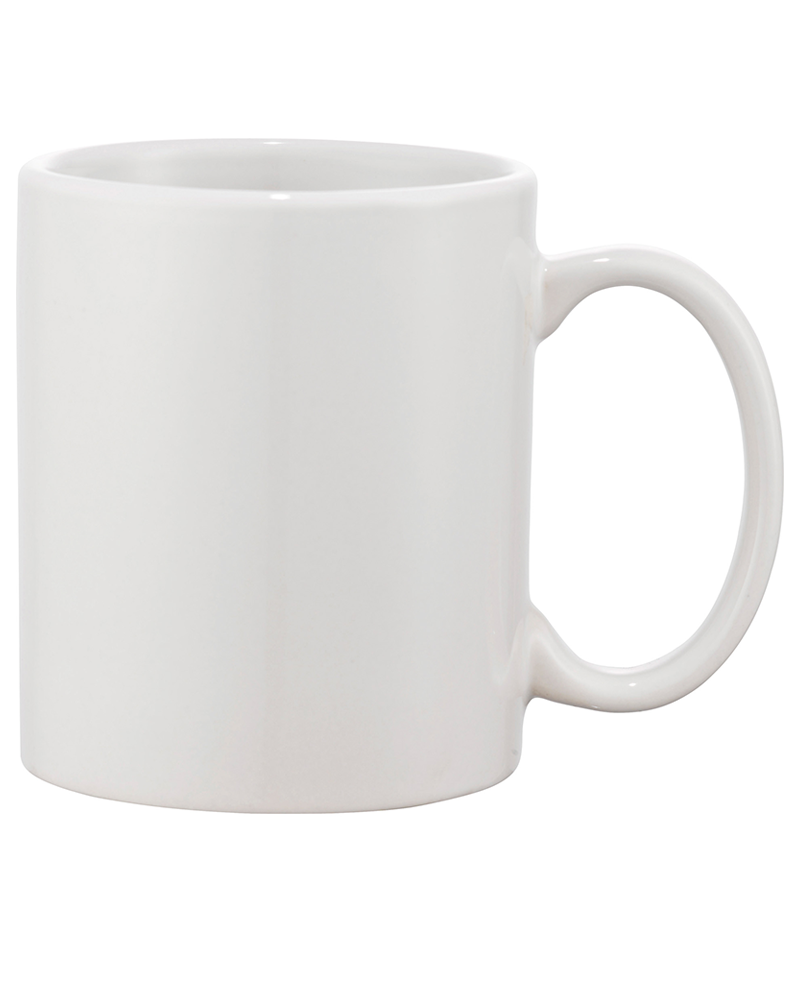 11 oz. White Ceramic Mug