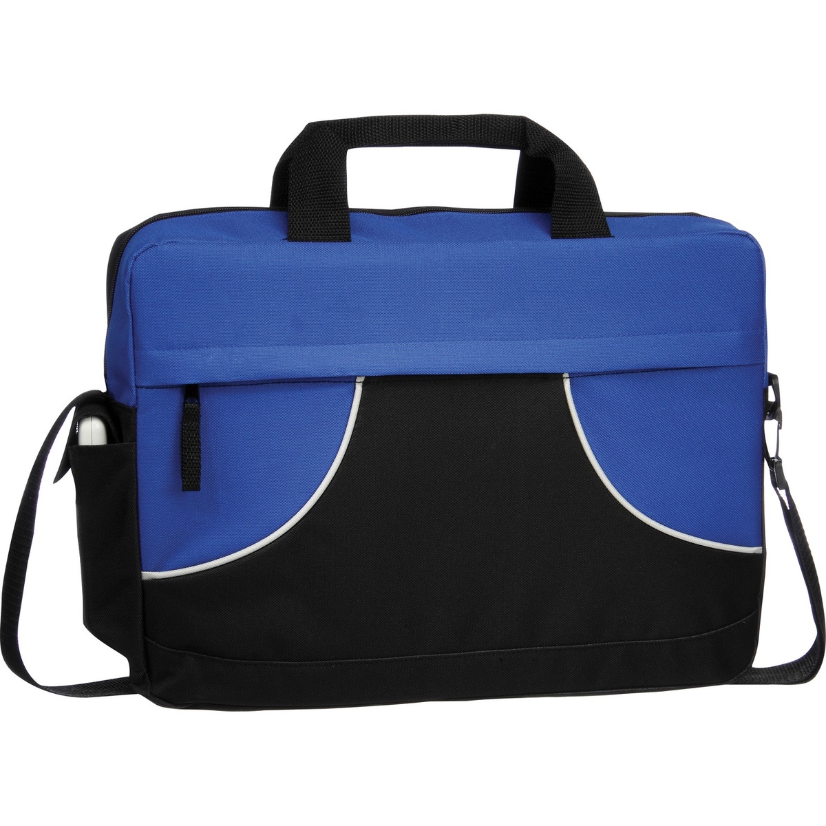 Custom Logo Colorblock Briefcase - Queensboro