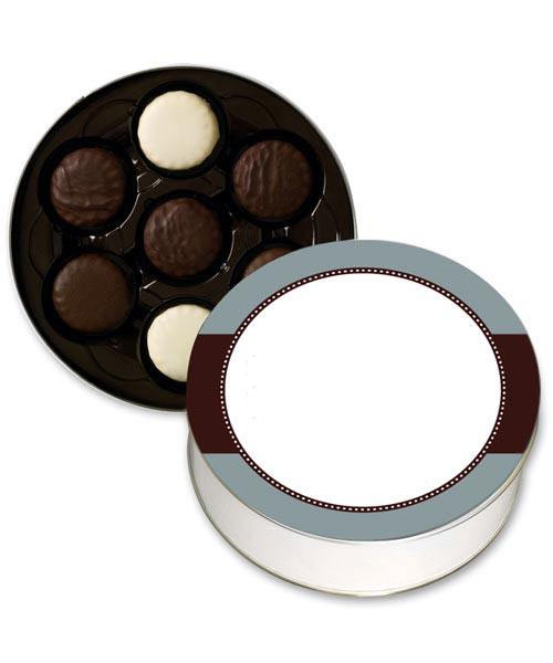Assorted Chocolate Covered Cookie Tin