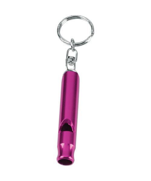 Metal Whistle / Key Ring - Queensboro