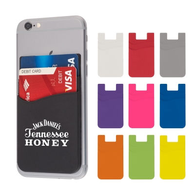 Dual Pocket Silicone Phone Wallet Thumb