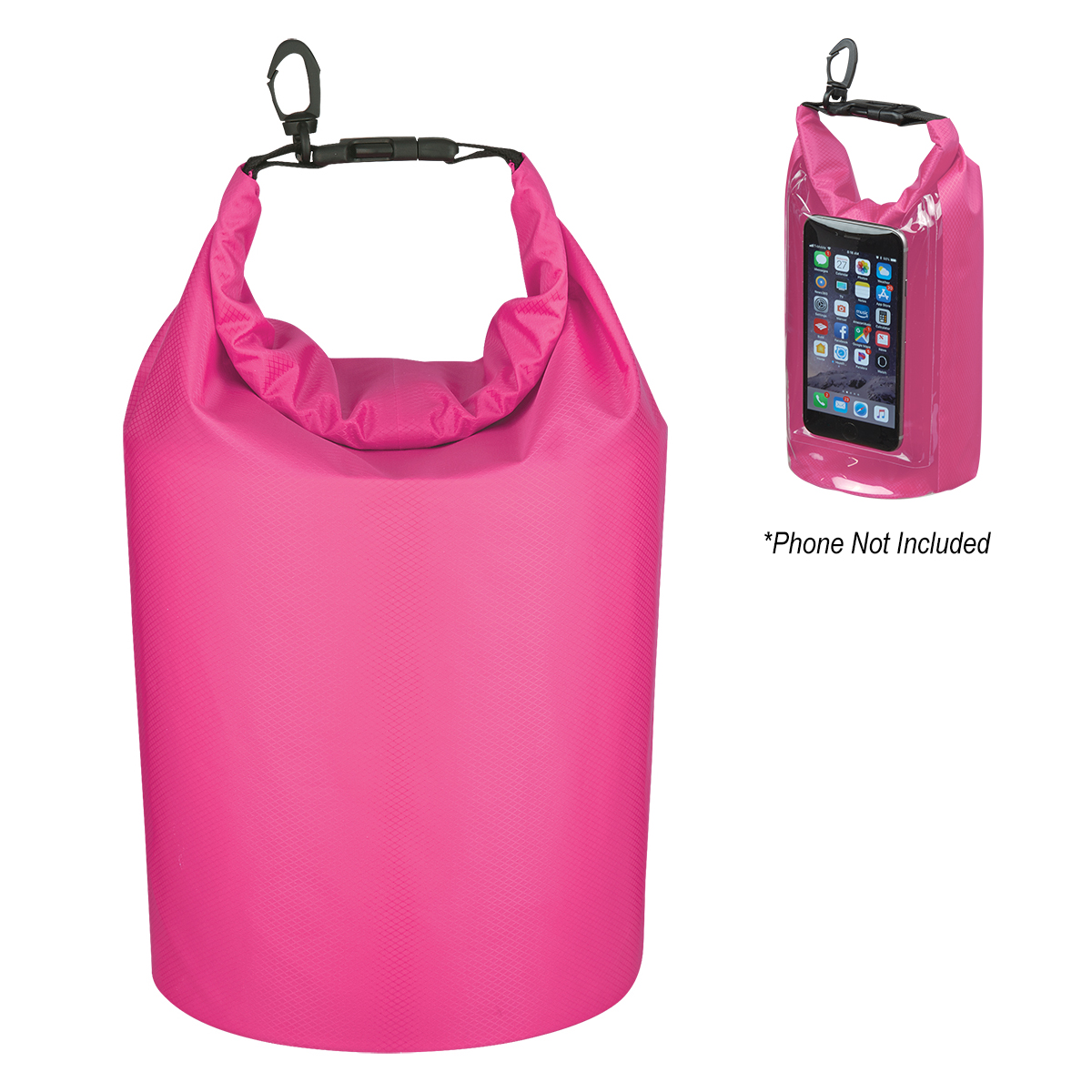 Printed Waterproof Dry Bag With Window Thumb