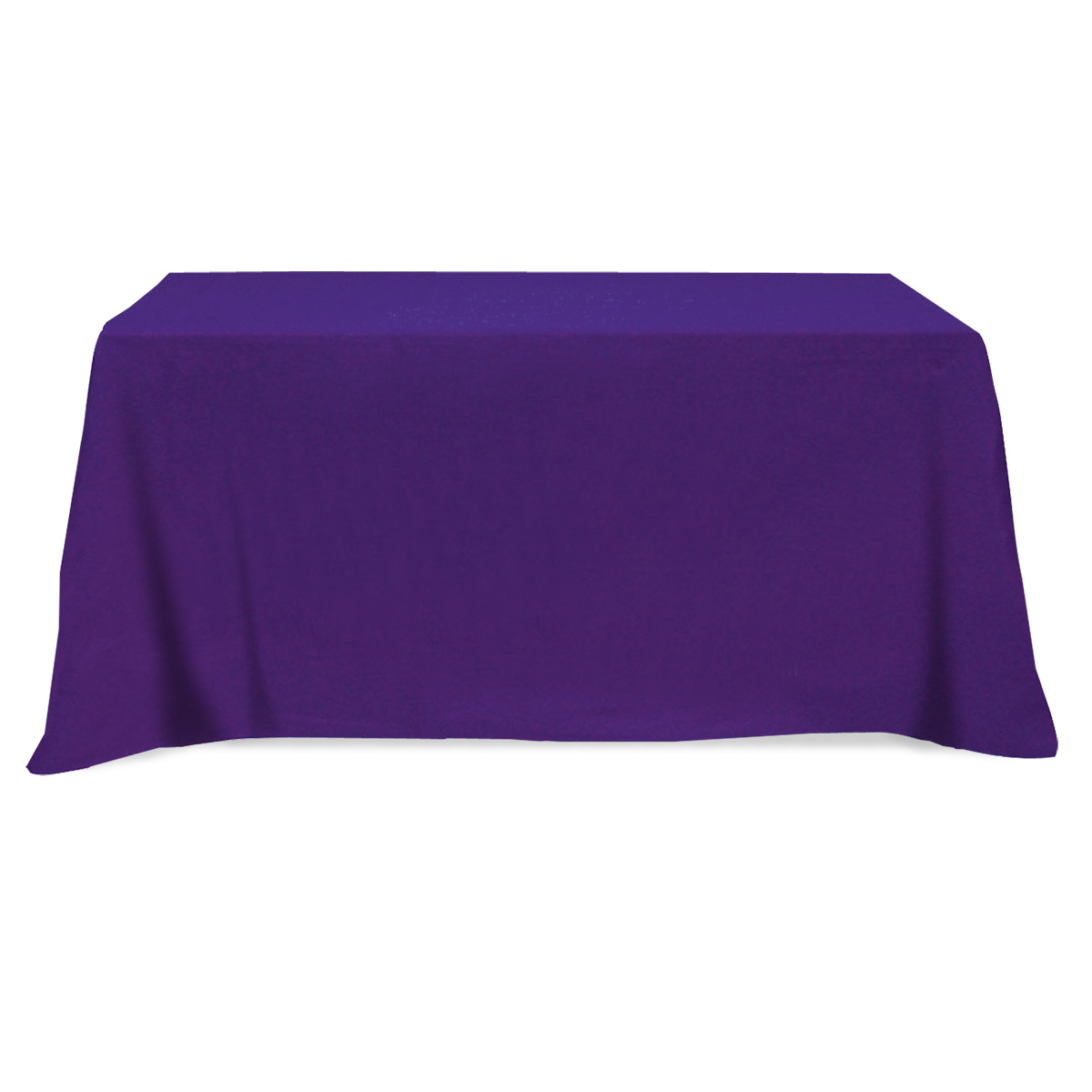 Printed Flat Poly/Cotton 4-Sided Table Cover