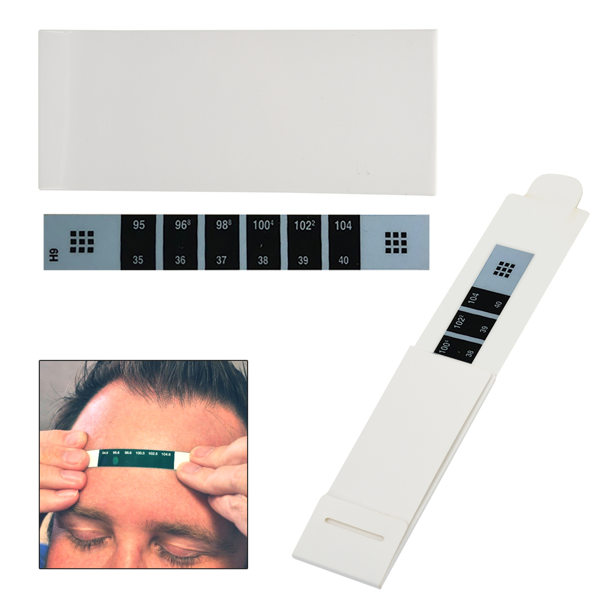 Printed Reusable Forehead Thermometer