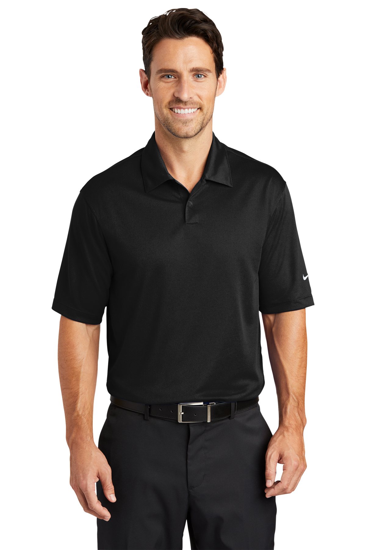 Nike Golf Embroidered Men's Dri-FIT Pebble Texture Polo