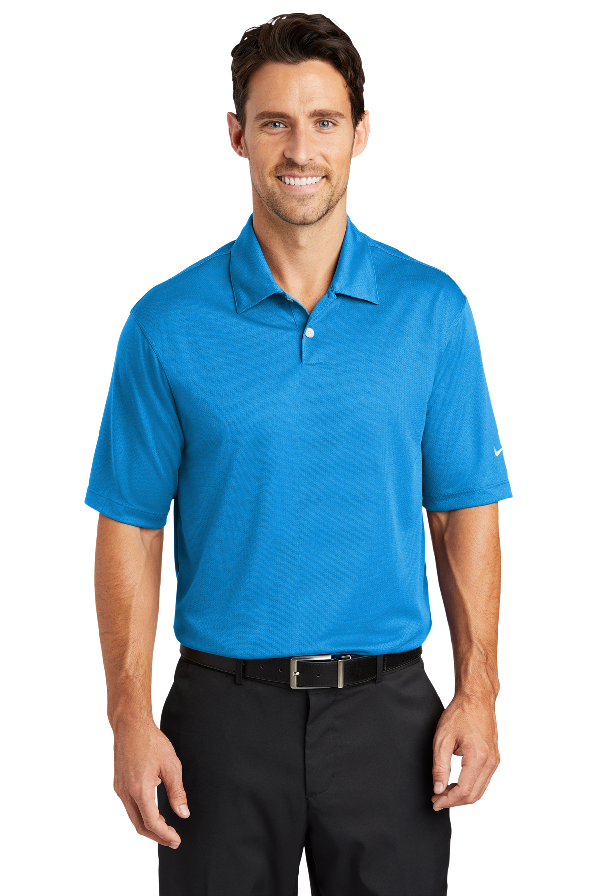 Nike Golf Embroidered Men's Dri-FIT Pebble Texture Polo