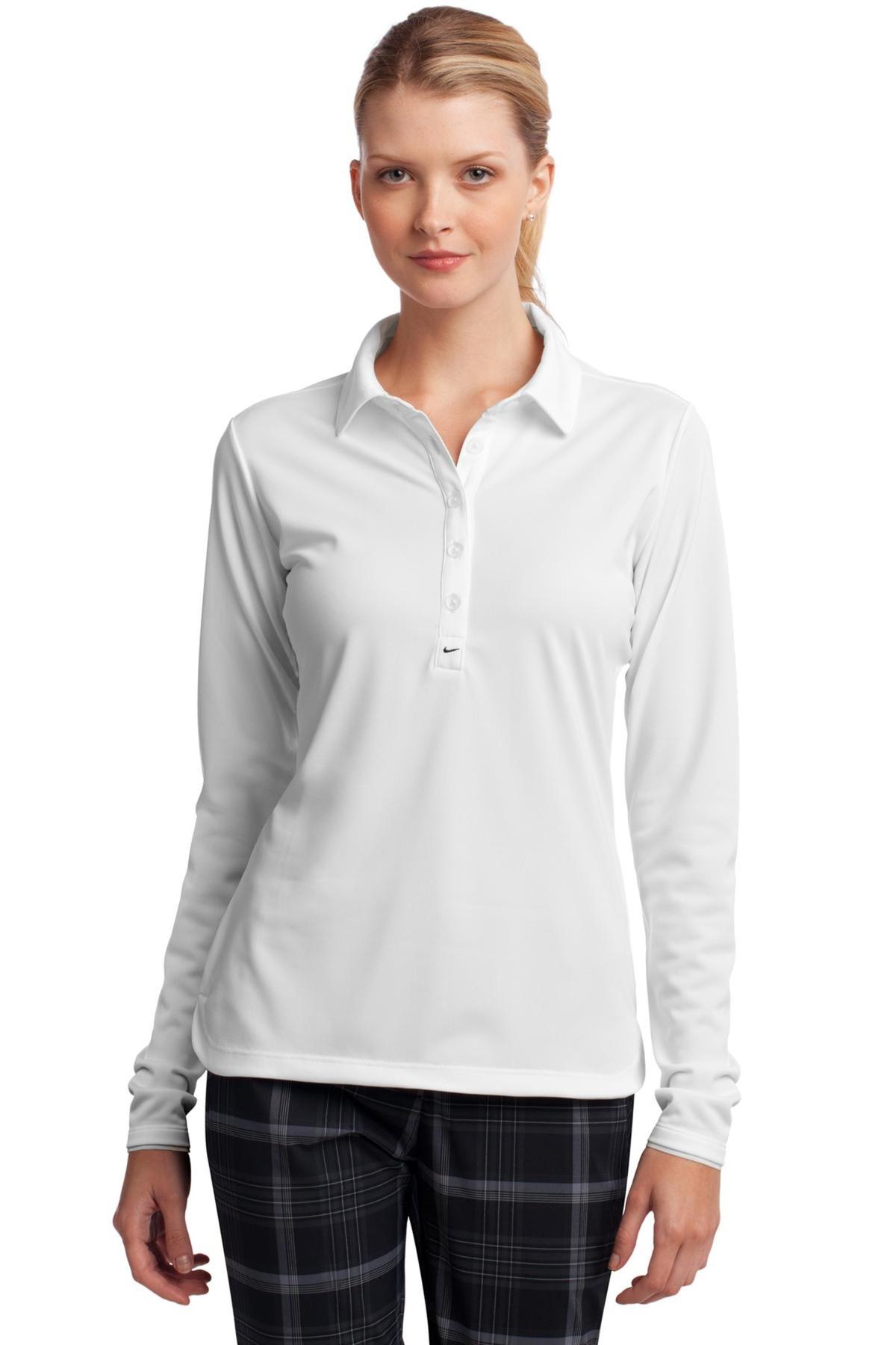 Nike Golf Embroidered Women's Long Sleeve Dri-FIT Stretch Tech Polo