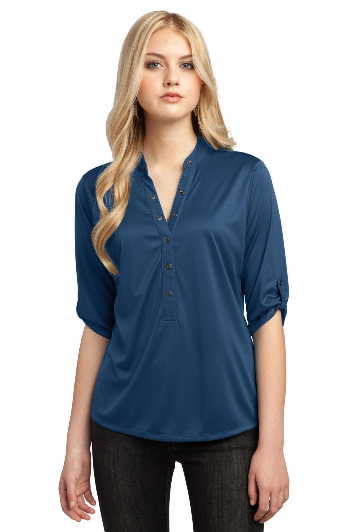 OGIO Embroidered Women's Crush Henley - Queensboro