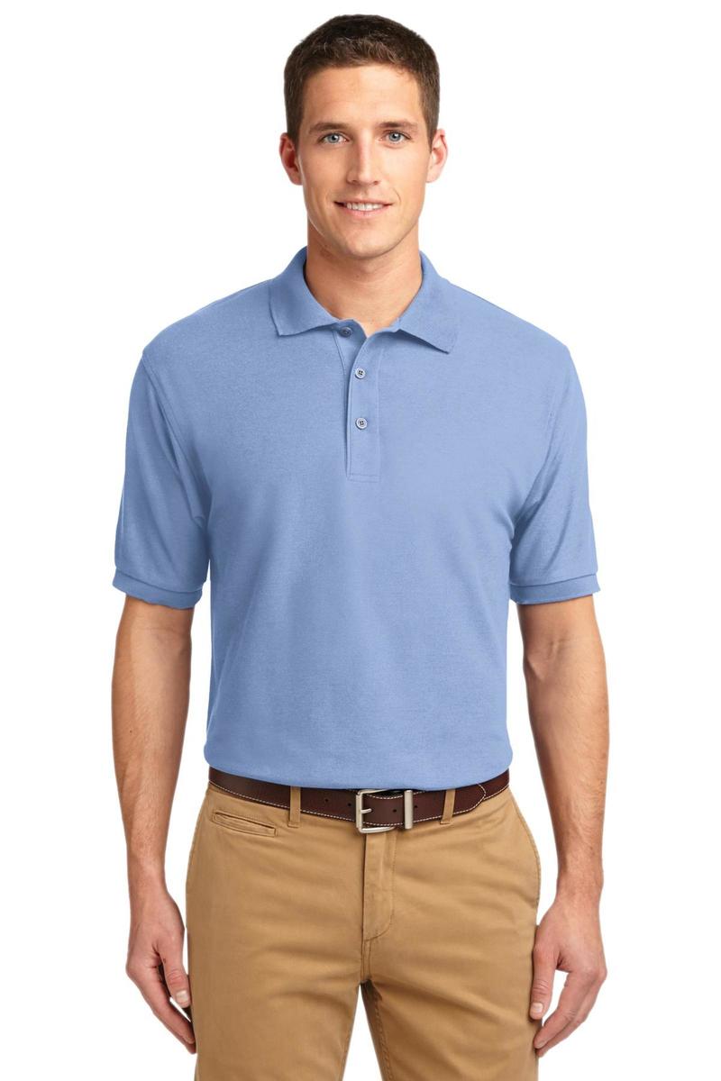 Product Image - Port Authority Silk Touch Polo, port authority polo, embroidered polo, customized polo, custom embroidered polo, silk touch polo, silk touch, embroidery, custom polo, poly-cotton blend, blended polo, poly/cotton polo, Port Authority K500