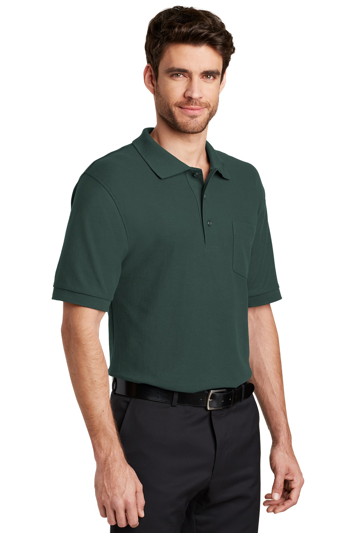 Silk Touch Pocket Polo | Polos - Queensboro