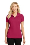 Port Authority Embroidered Women's Pinpoint Mesh Zip Polo Thumb