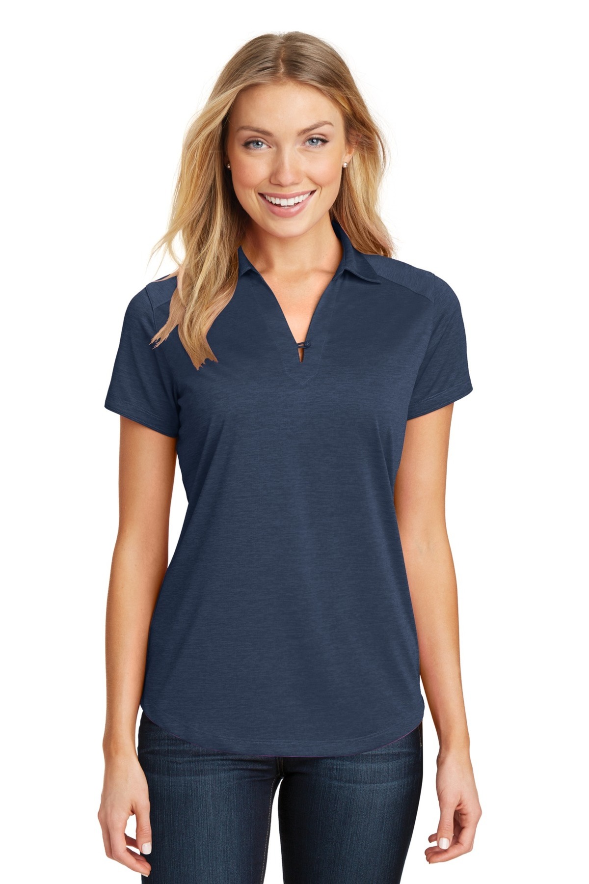 Port Authority Embroidered Women's Digi Heather Performance Polo