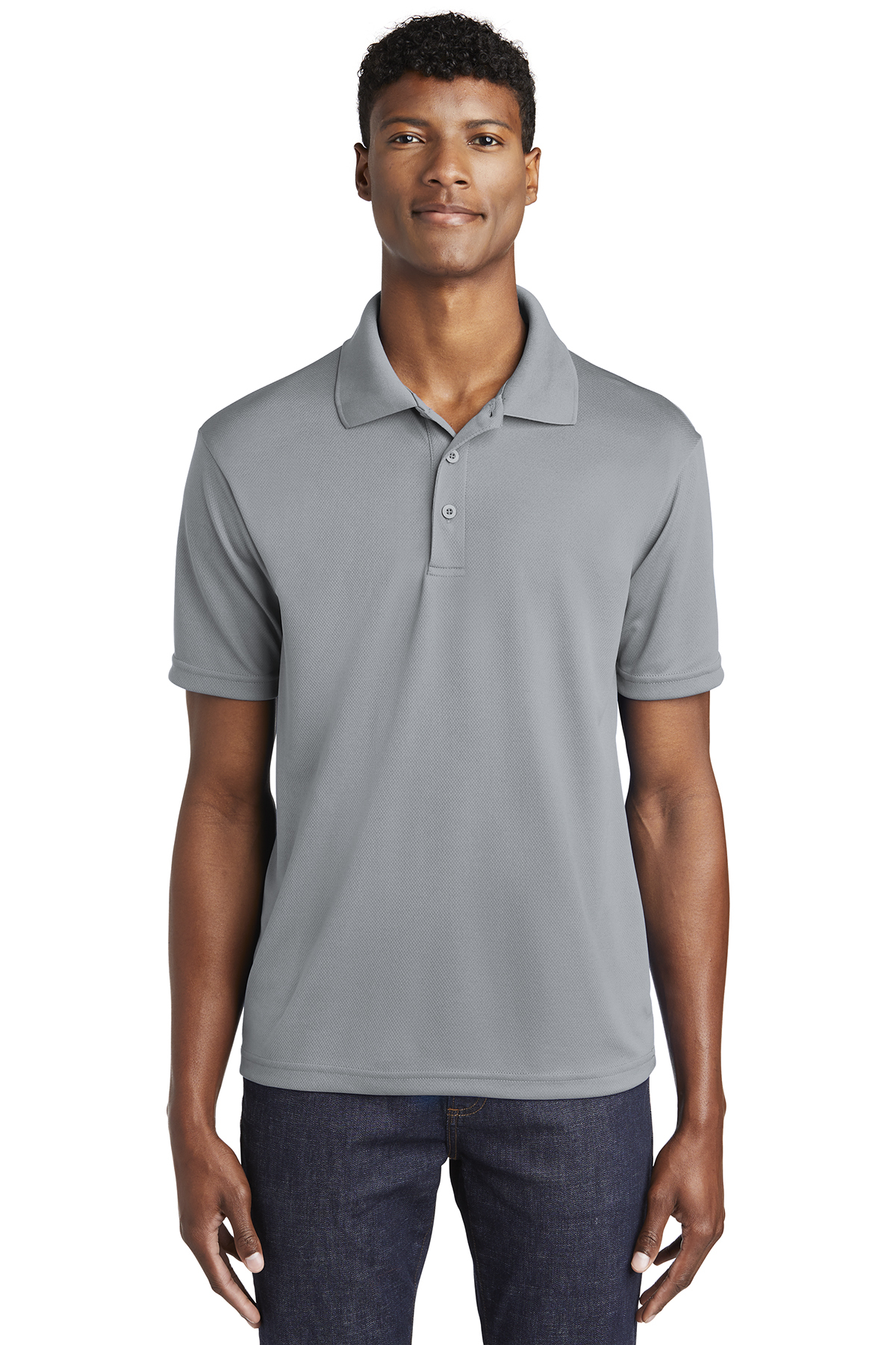 Sport-Tek Printed Men's 100% Performance RacerMesh Polo | Polos ...