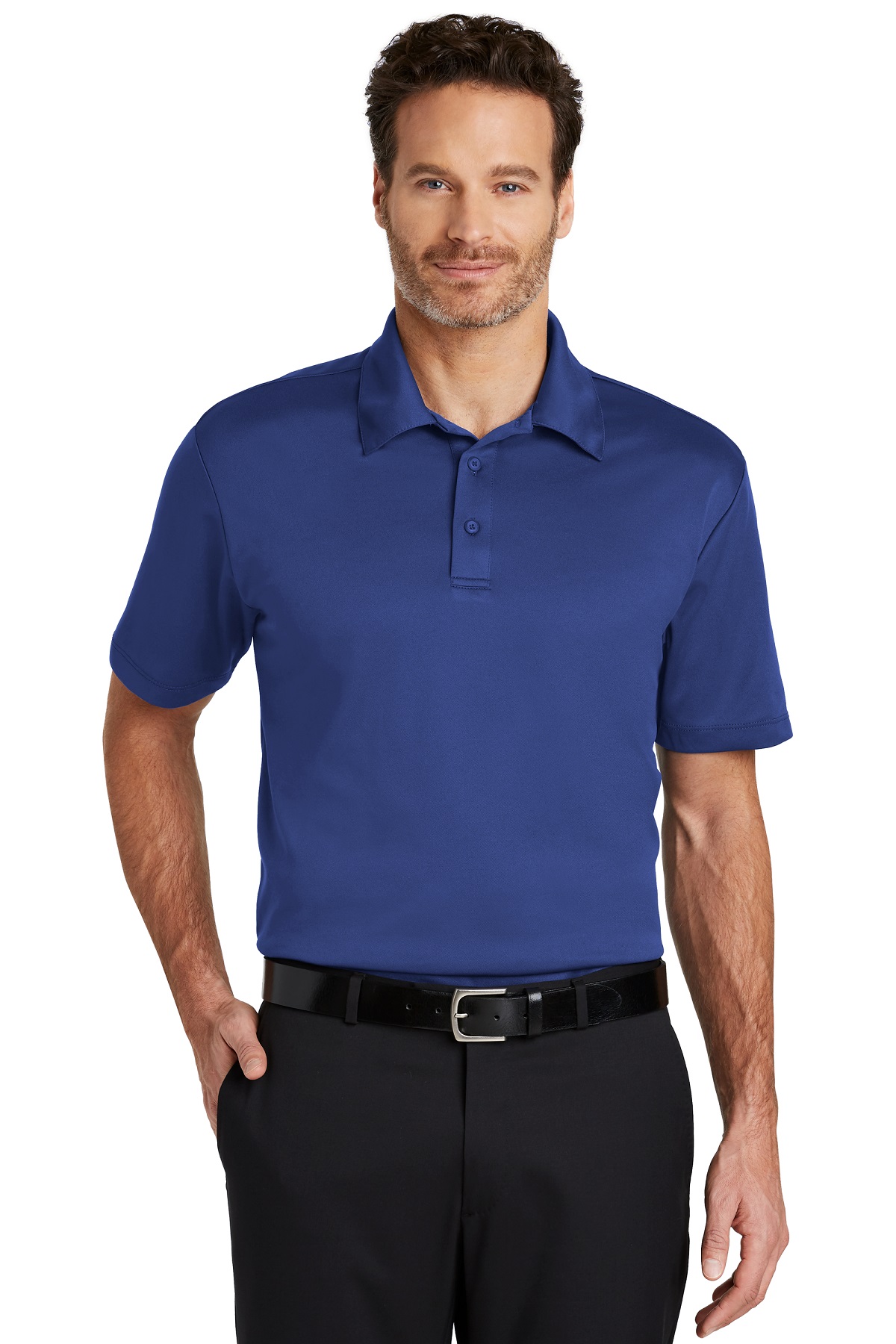 Port Authority Embroidered Men's Silk Touch Performance Polo - Queensboro