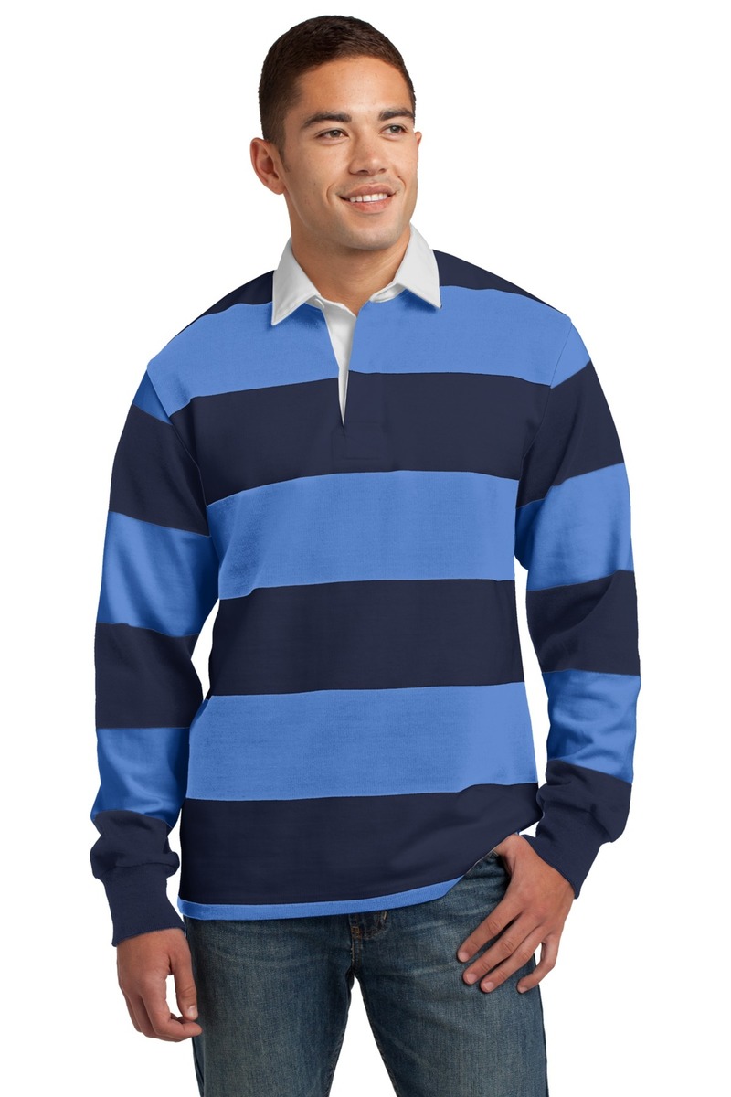 Product Image - Sport-Tek Classic Long Sleeve Rugby Polo