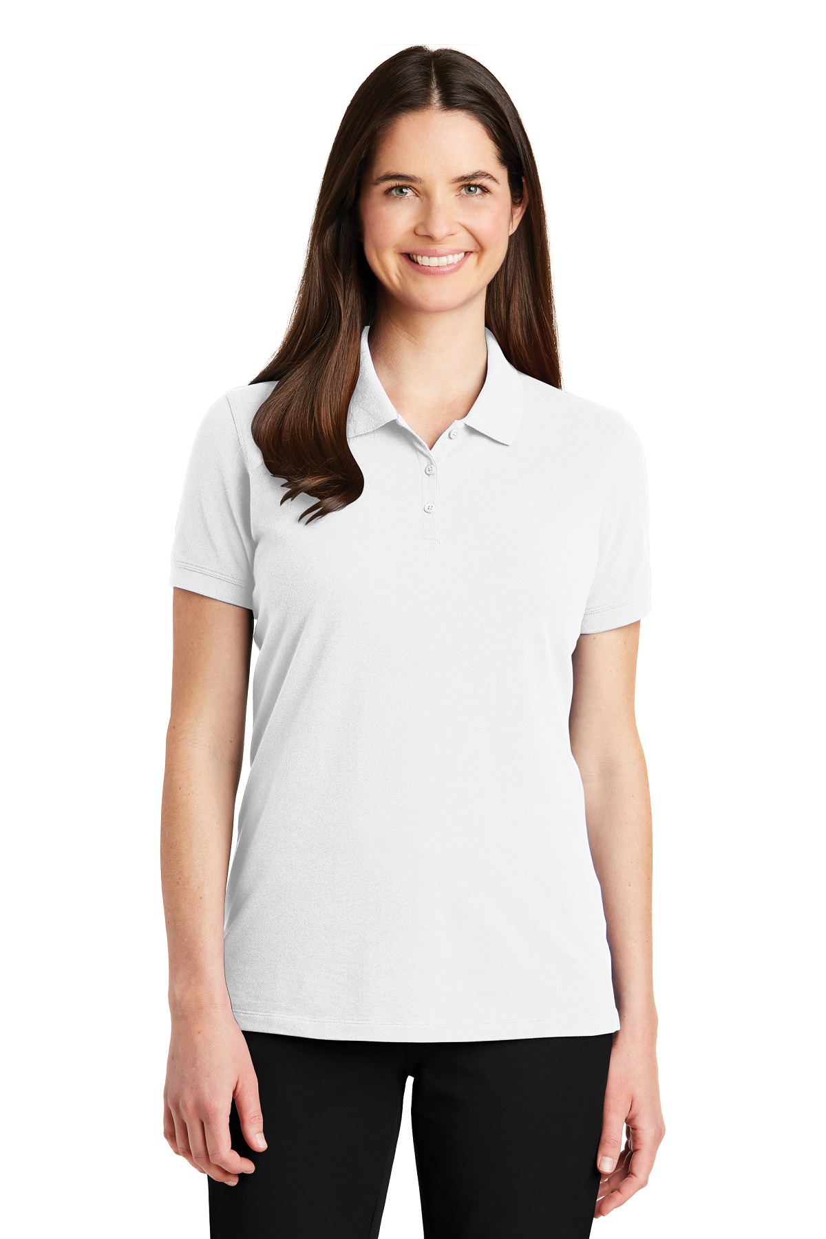 Port Authority Embroidered Women's EZCotton Pique Polo