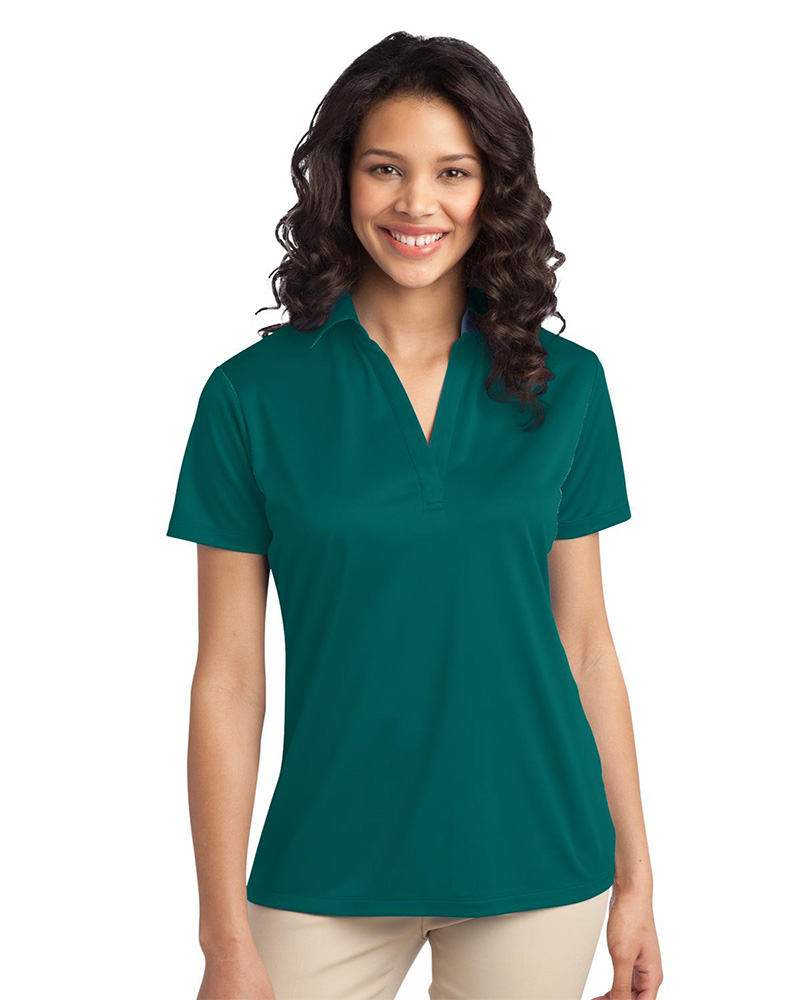 Port Authority Embroidered Women's Silk Touch Performance Polo