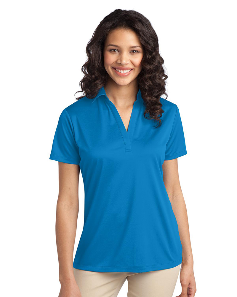 Port Authority Embroidered Women's Silk Touch Performance Polo - Queensboro