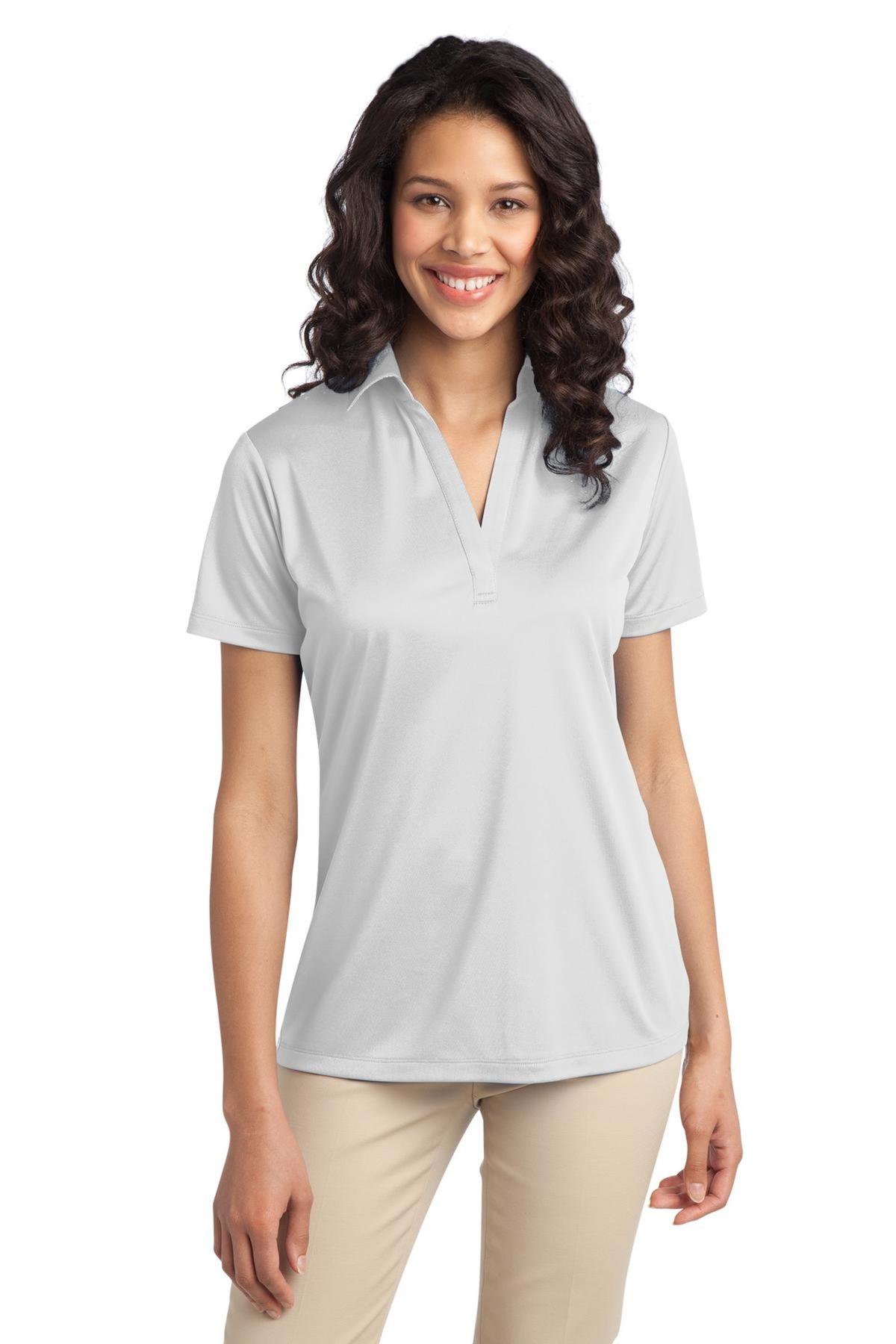 Port Authority Embroidered Women's Silk Touch Performance Polo Image - Port Authority Ladies Silk Touch Performance Polo