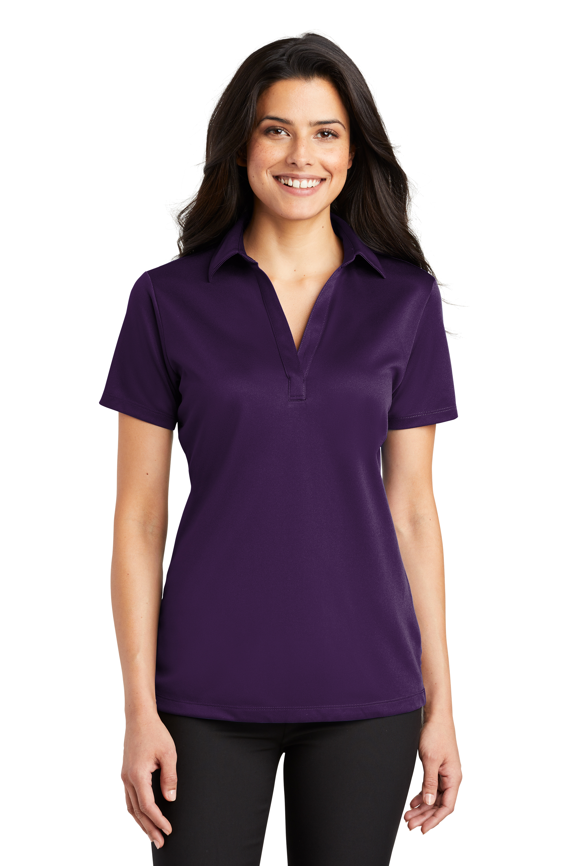 Port Authority Embroidered Women's Silk Touch Performance Polo