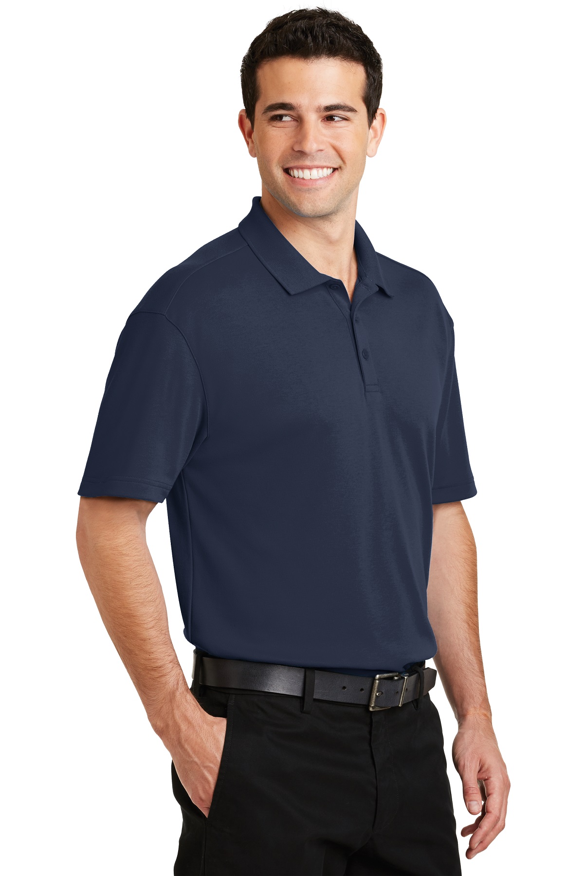 Port Authority Embroidered Men's Silk Touch Interlock Performance Polo ...