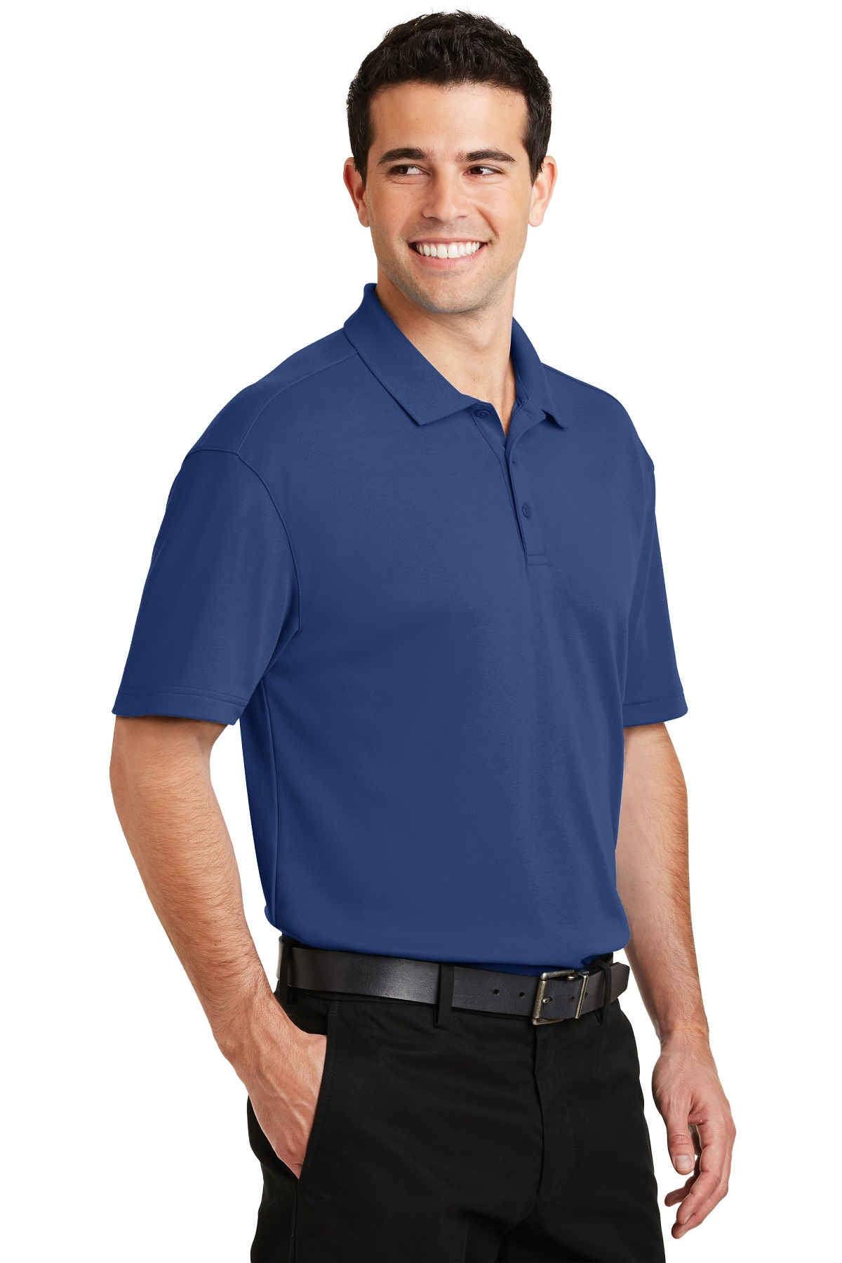 Port Authority Embroidered Men's Silk Touch Interlock Performance Polo ...