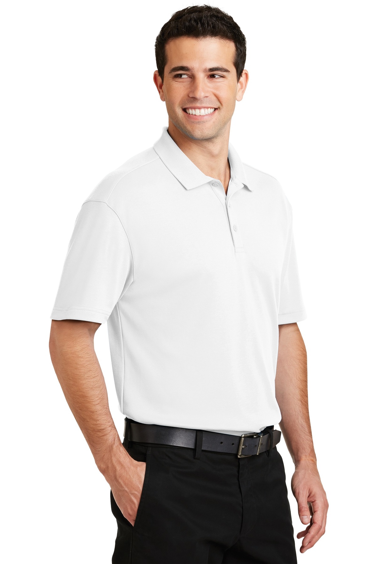 Port Authority Embroidered Men's Silk Touch Interlock Performance Polo ...