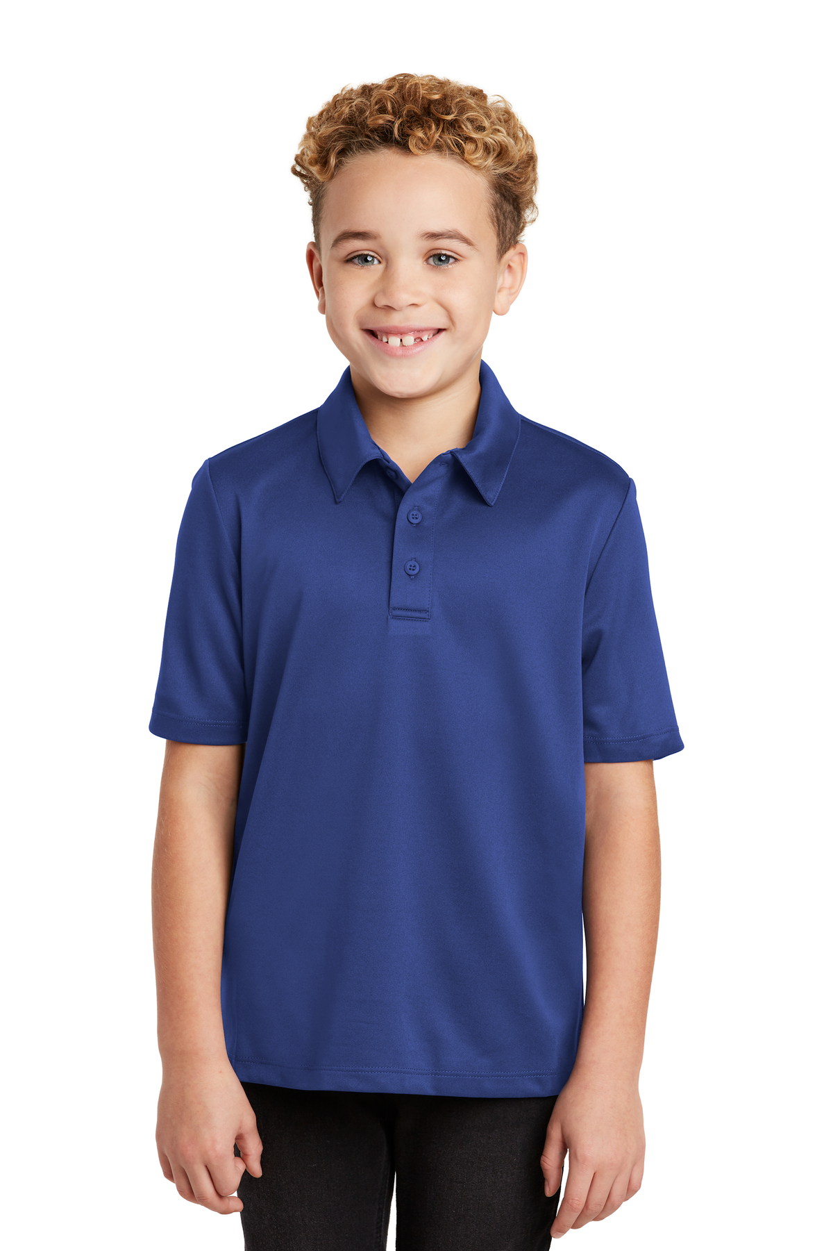 Port Authority Embroidered Youth Silk Touch Performance Polo | Youth ...