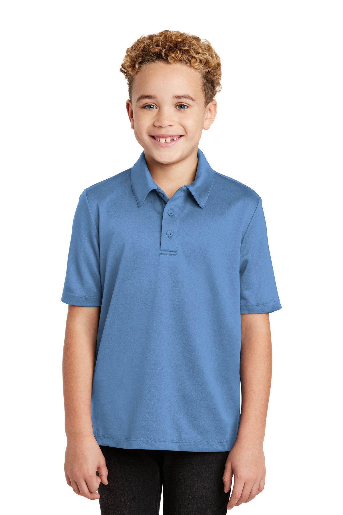 Port Authority Embroidered Youth Silk Touch Performance Polo | Youth ...