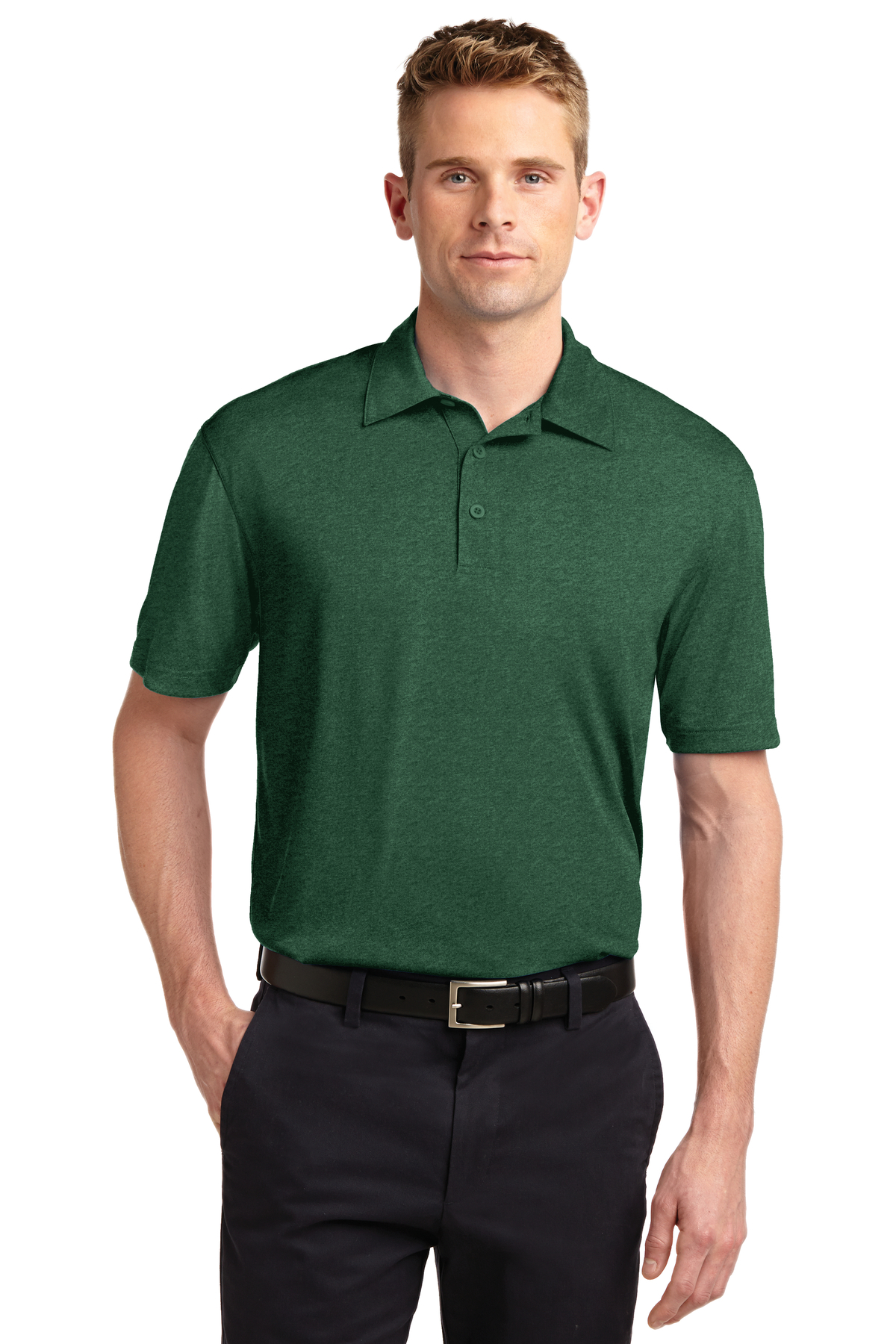 Sport-Tek Embroidered Men's Heather Contender Polo