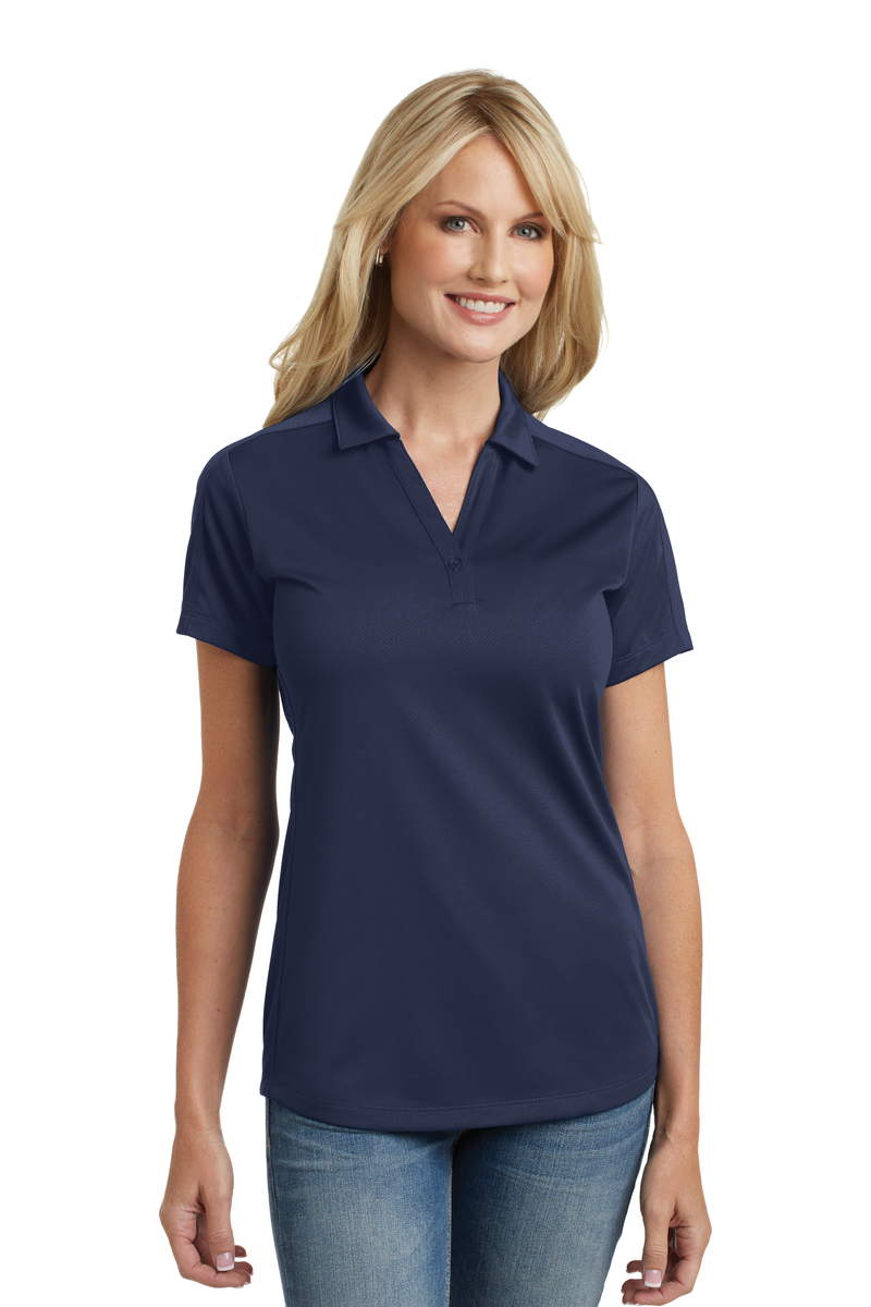Product Image - Port Authority Embroidered Women's Diamond Jacquard Polo