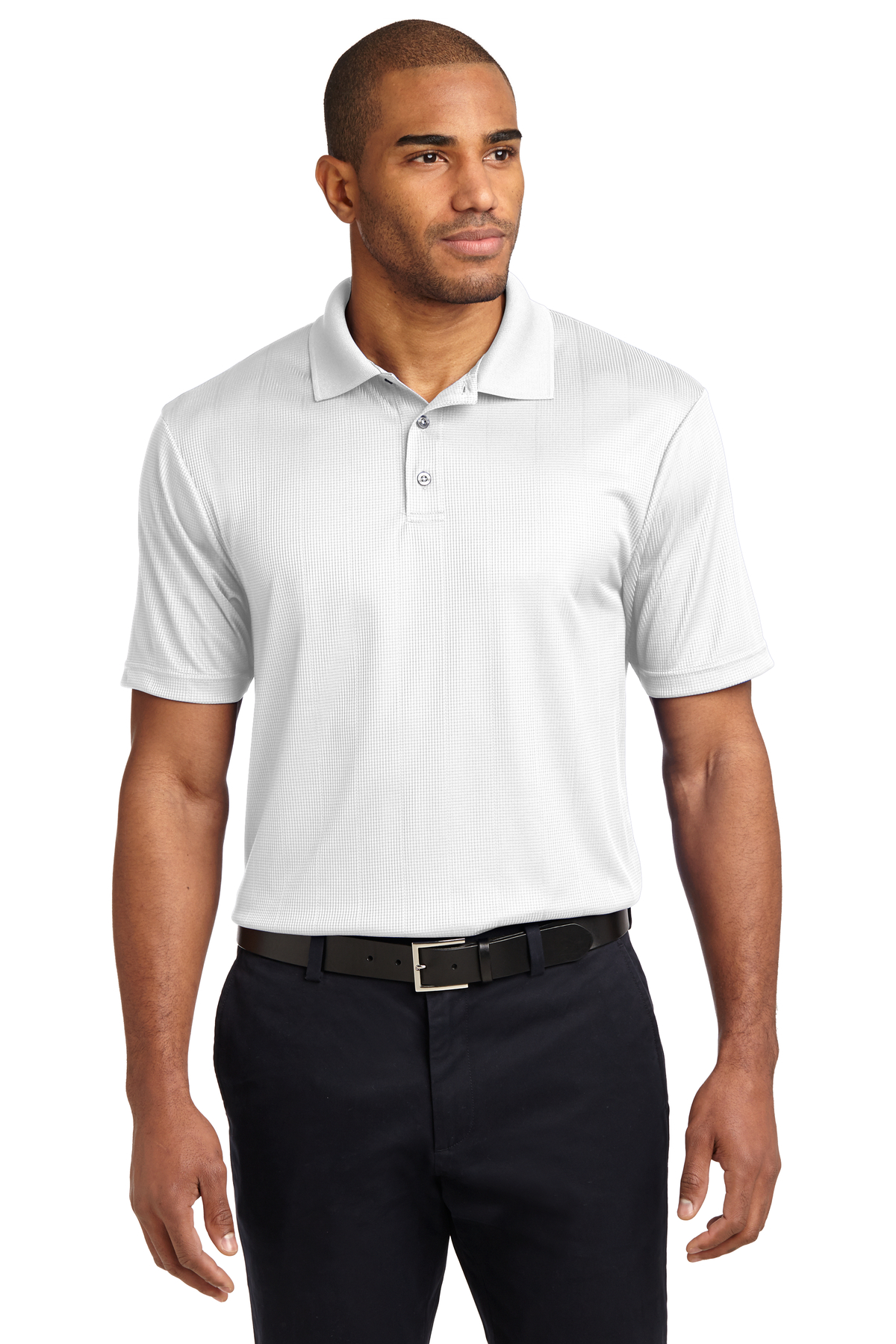 Port Authority Embroidered Men's Performance Fine Jacquard Polo ...