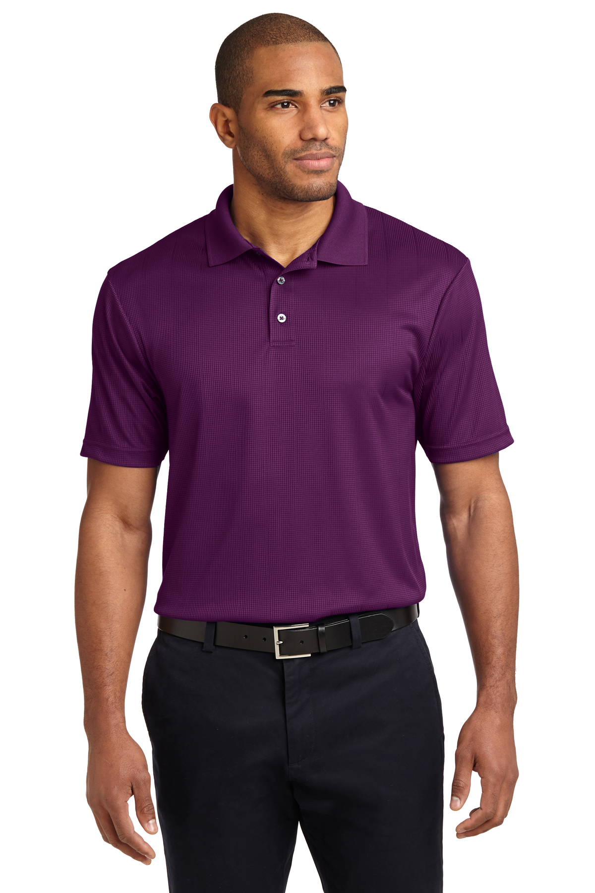 Port Authority Embroidered Men's Performance Fine Jacquard Polo ...