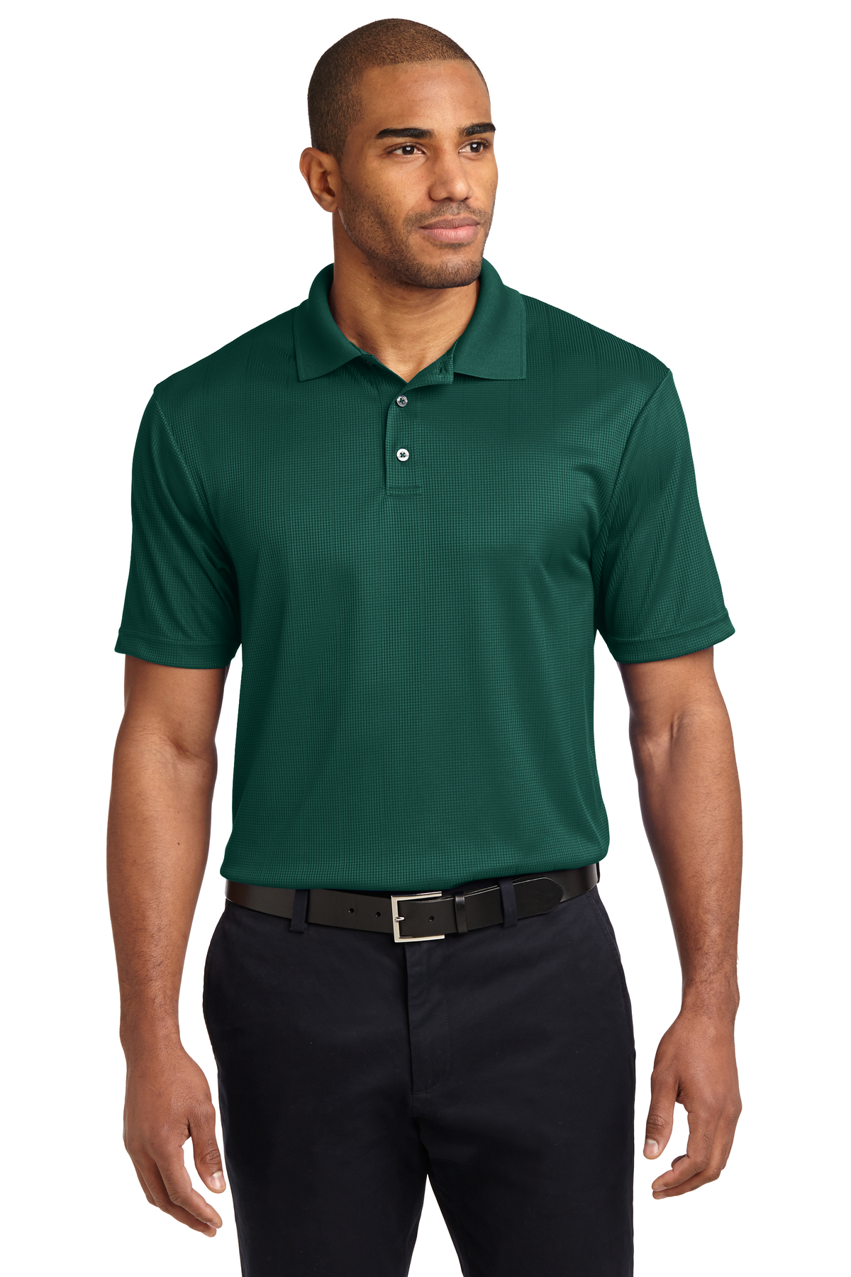 Port Authority Embroidered Men's Performance Fine Jacquard Polo Polos