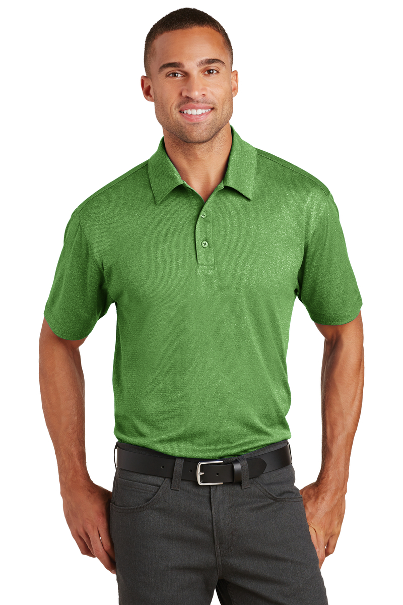 Port Authority Embroidered Men's Trace Heather Polo