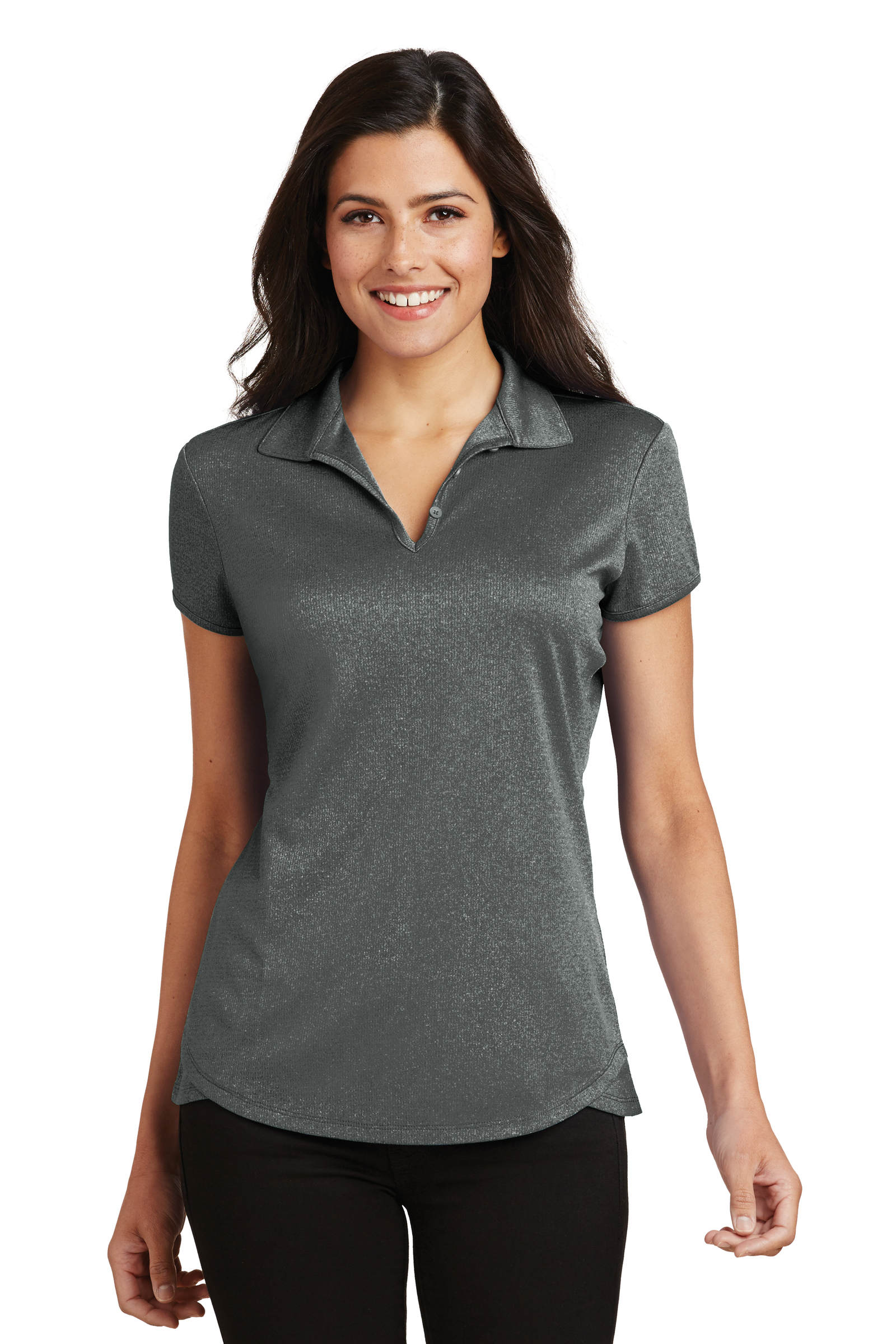 Port Authority Embroidered Women's Trace Heather Polo