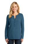 Port Authority Embroidered Women's Concept Henley Tunic Thumb