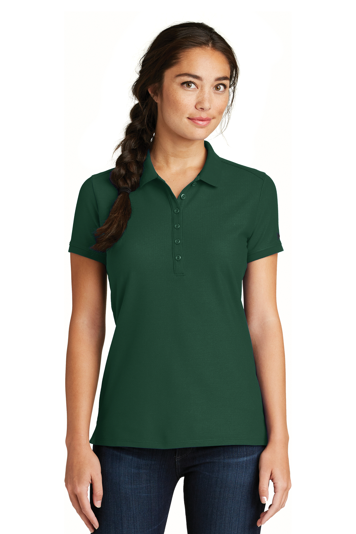 New Era Embroidered Women's Venue Home Plate Polo | Polos - Queensboro