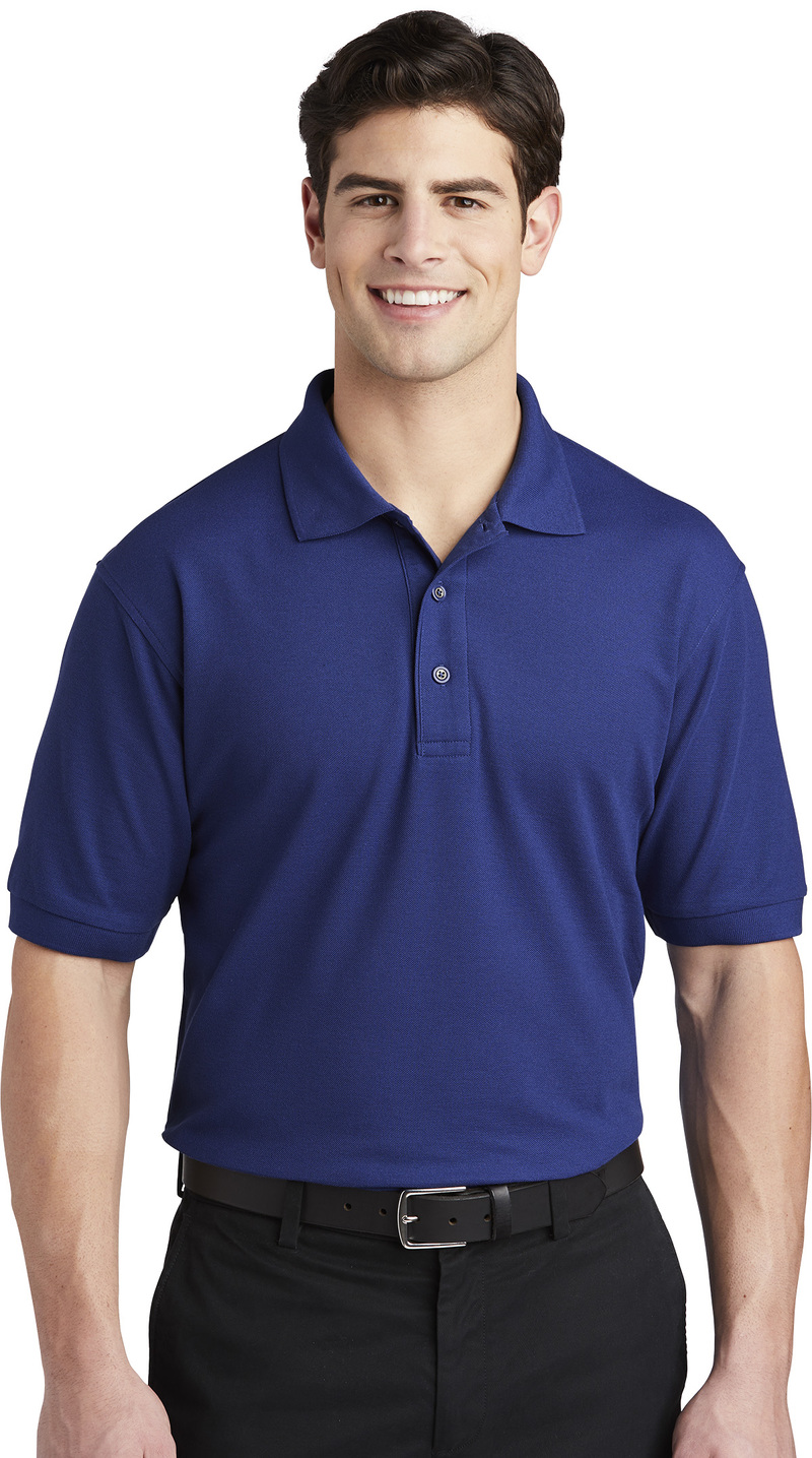 Product Image - Queensboro Embroidered Men's Silk Touch Polo; K500; custom embroidery