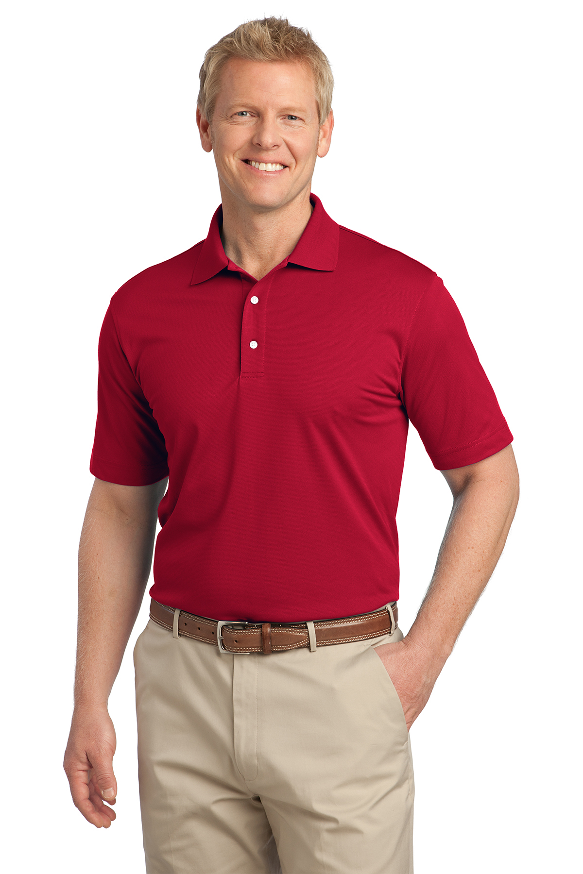 Queensboro Embroidered Men's Luxury Hybrid Jersey Polo