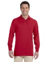 Jerzees Embroidered Men's Spotshield Long Sleeve Jersey Sport Shirt Thumb