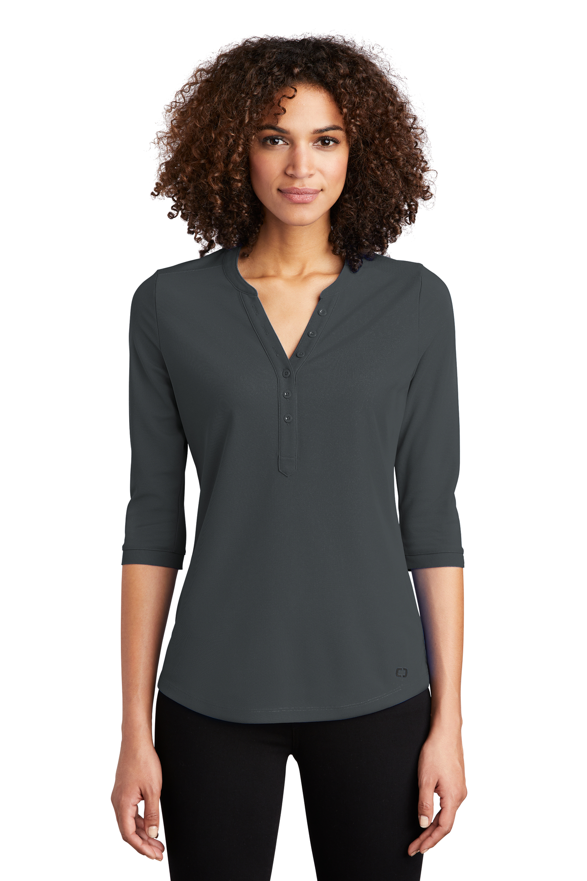 OGIO Embroidered Women's Jewel Henley Women's Apparel Queensboro