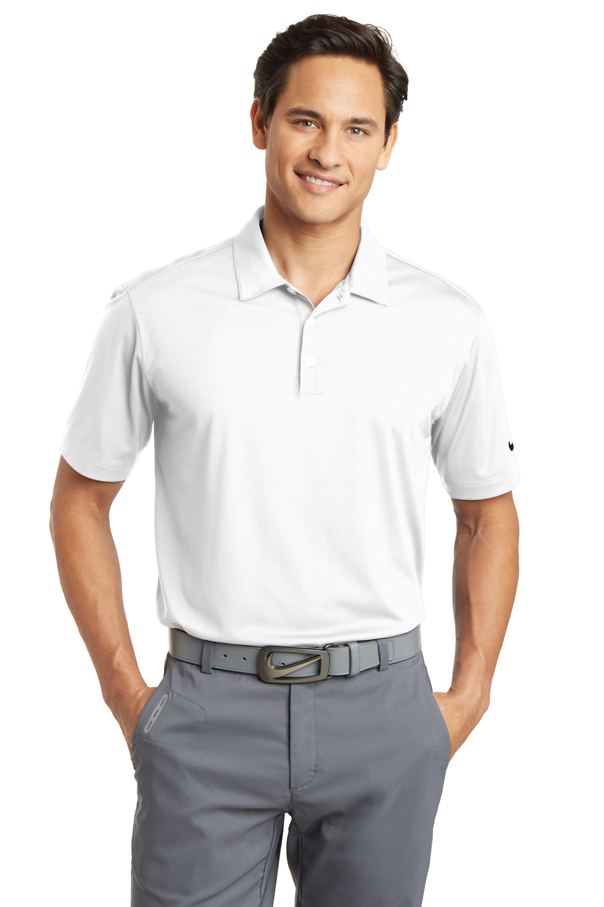 Nike Embroidered Men's Dri-FIT Vertical Mesh Polo