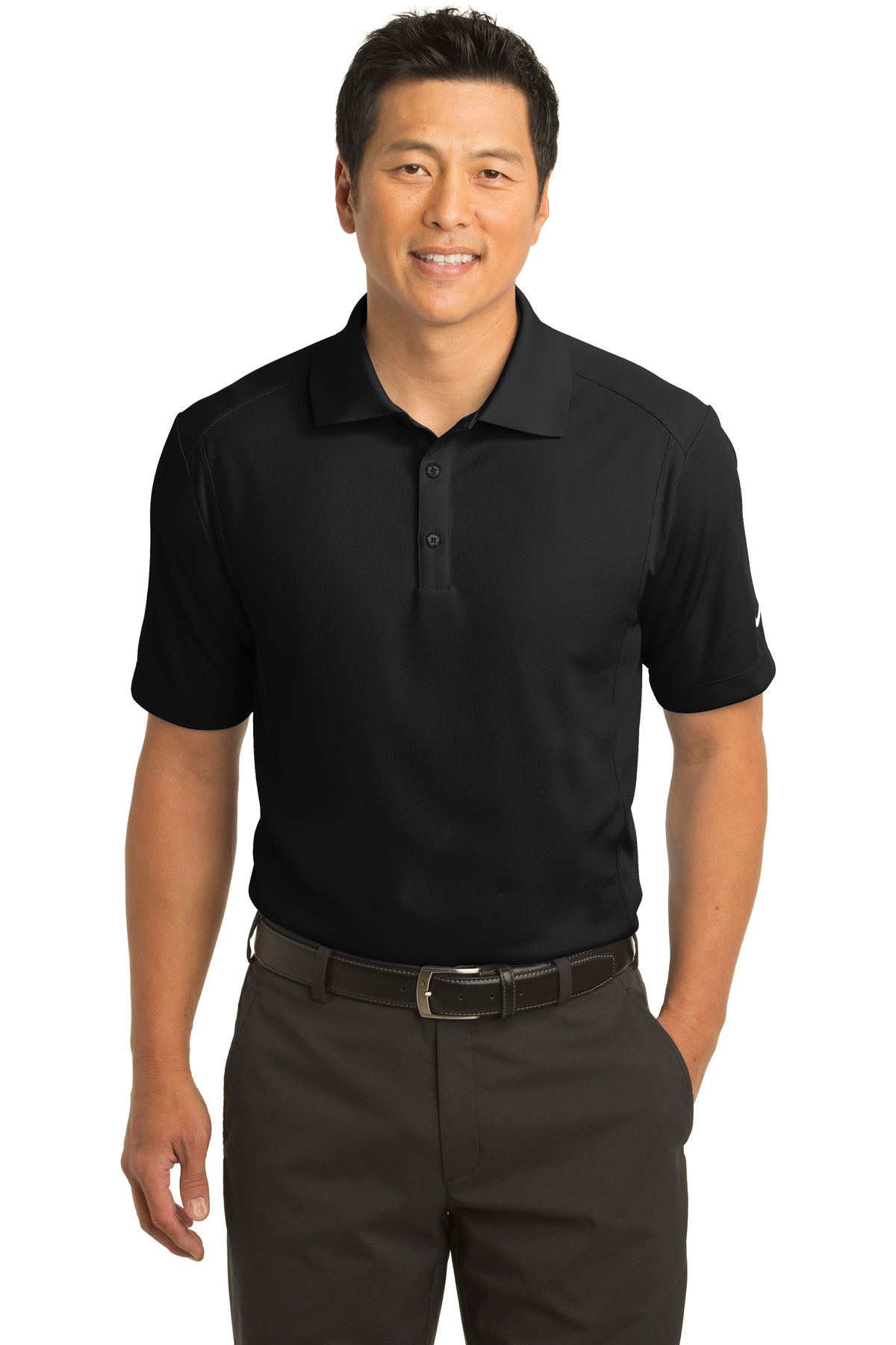 Men's Dri-Fit Performance Pocket Polo - Black main image 1
