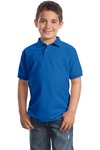 Port Authority Embroidered Youth Silk Touch Pique Polo Thumb