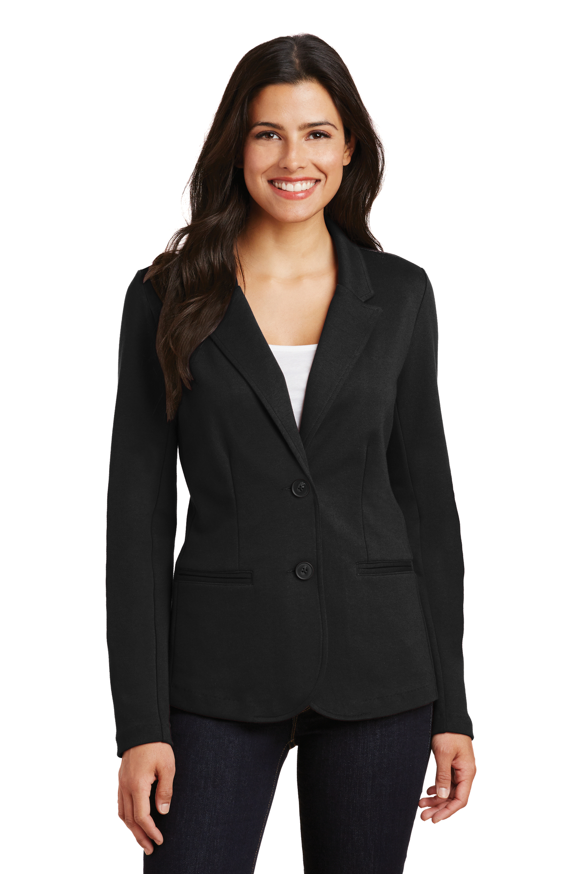 Port Authority Embroidered Women's Knit Blazer Queensboro